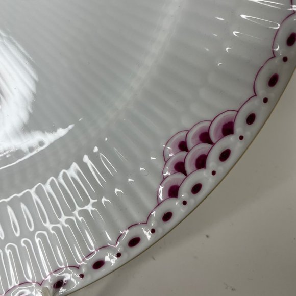 Royal Copenhagen Princess Purple Large Dinner Plate 627 10 3/4" - Picture 6 of 13